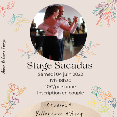 Stage sacadas - Alain et Lune Tango