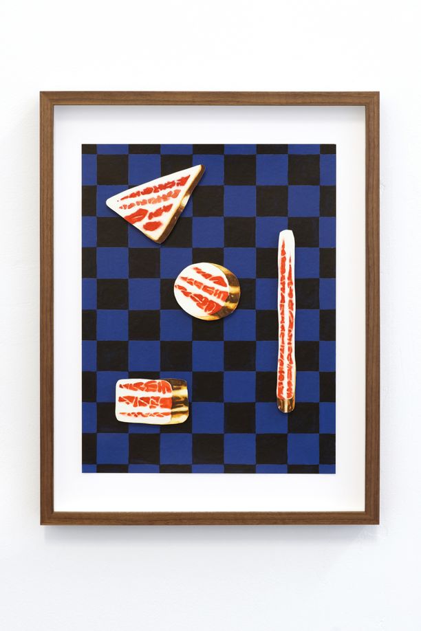Abstraktes-Wurstbild-Nr.-5-gerahmt