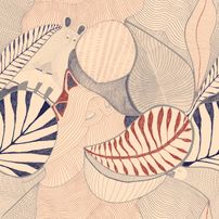 Sleeping fox (Licensed by Fabric Bank)