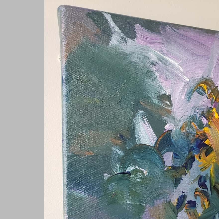 Storm A, 9 by 12 inches, Acrylic on Canvas, Private Collection