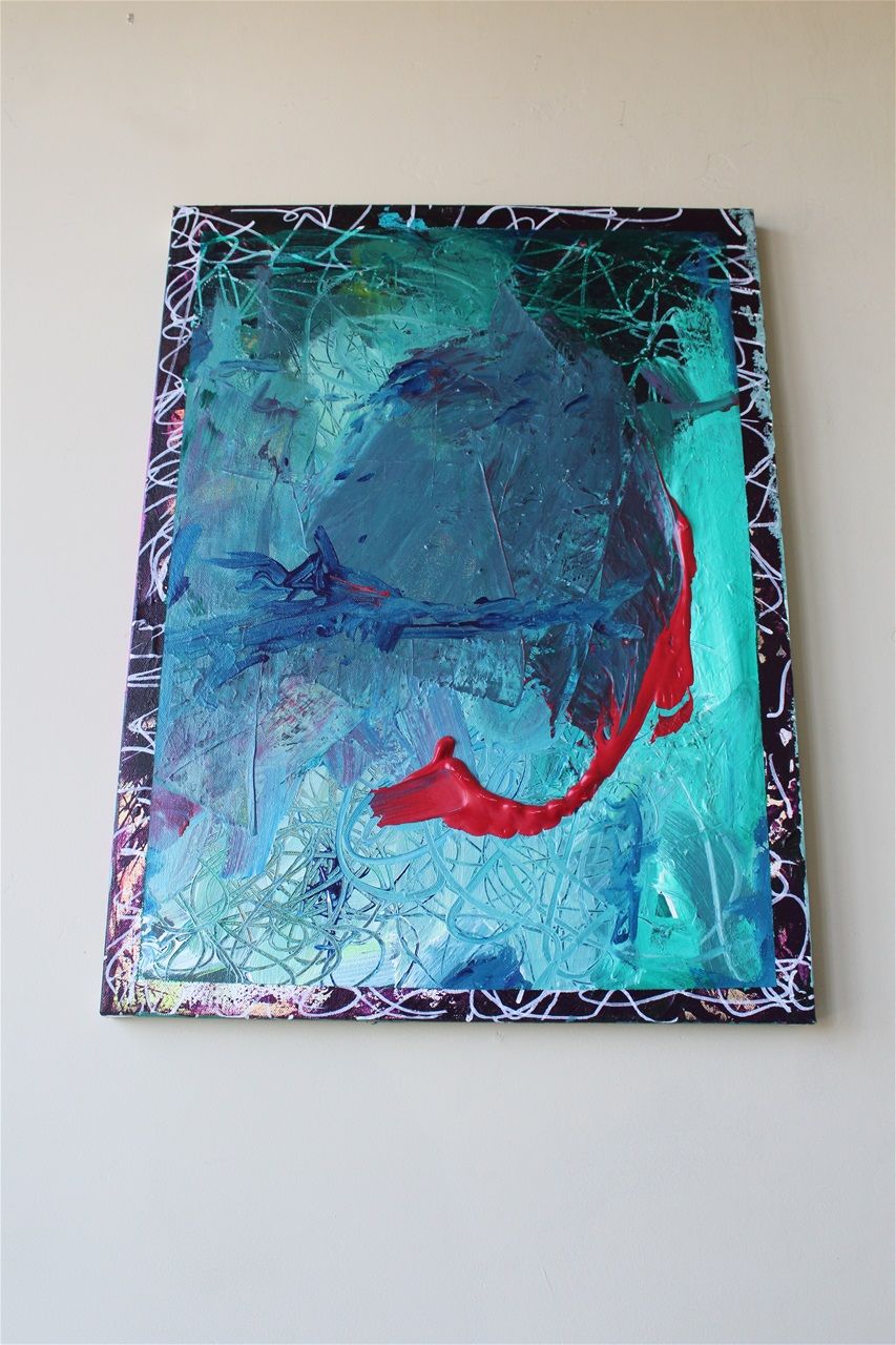 Pet Healing, 18 by 24 inches, Acrylic on Canvas, Available for Purchase