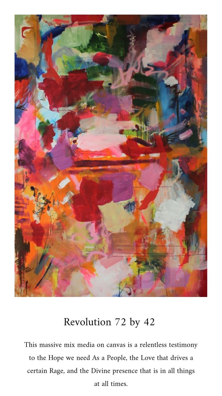 Revolution, 72 by 42 inches, Available for Purchase, $11,000