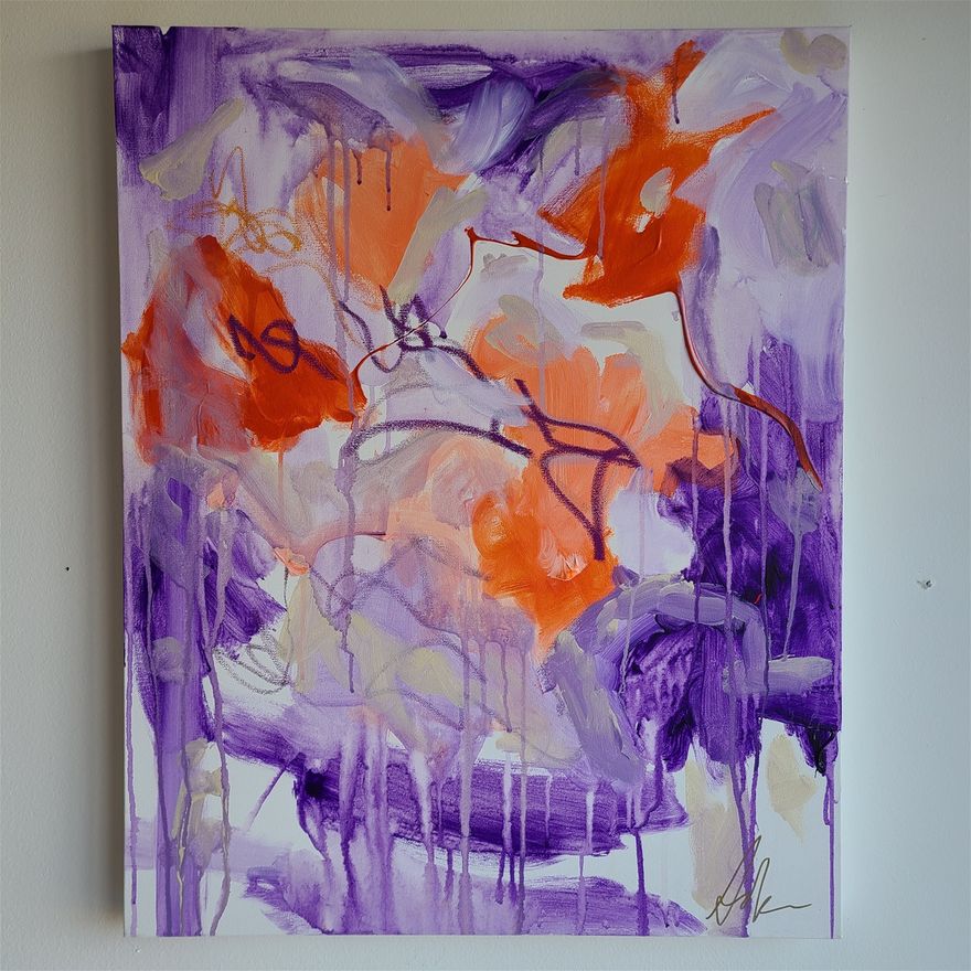 Mr Rivers, 24 by 30 inches, Acrylic, Oil Pastel & Water on Canvas, Available for Purchase