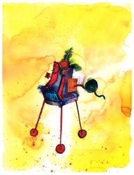 2020 Space Oddity Watercolour Small copy