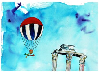 The Temple of Venus Genetrix meets Blanchard’s Balloon