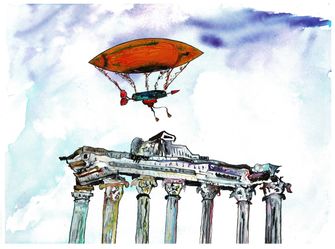 THE TEMPLE OF VENUS GENETRIX MEETS A DIRIGIBLE 
