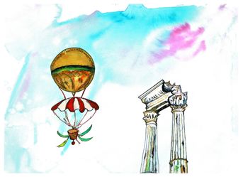 BLANCHARD’S BALLOON MEETS THE TEMPLE OF APOLLO SOSANIUS