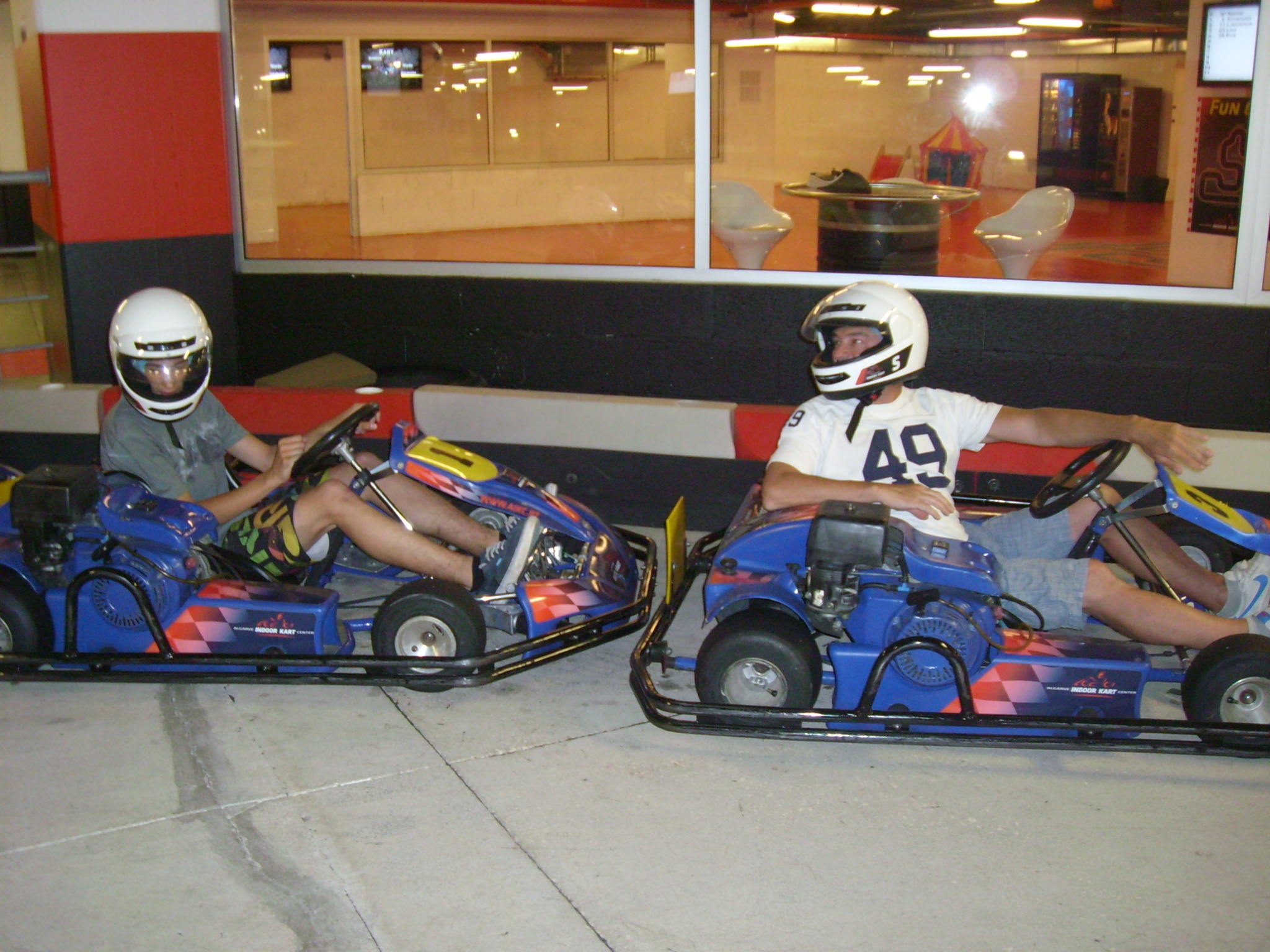 De indoorkarting in Olhaõ
