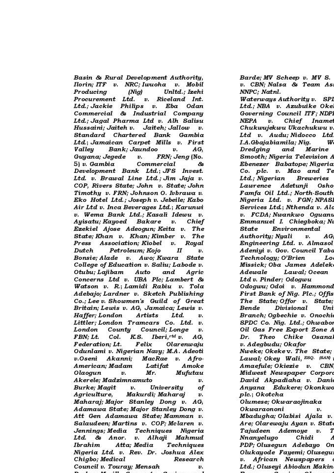 Case law survey ii