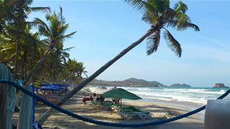 Stranden och en Pina Colada på Isla del Margarita
