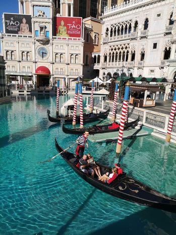 Strax utanför Hotel Venetian