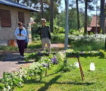 Majstången färdigklädd, Skoghallsparken 22/6