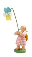 Wendt & Kühn Blumenkind Mädchen mit Stiefmütterchen