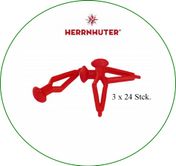 Herrnhuter Stern Montage Ersatzklammern rot