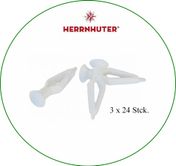 Herrnhuter Stern Montage Ersatzklammern blau weiß