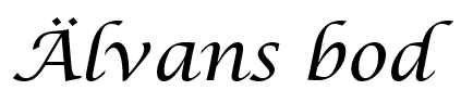 Älvans bod