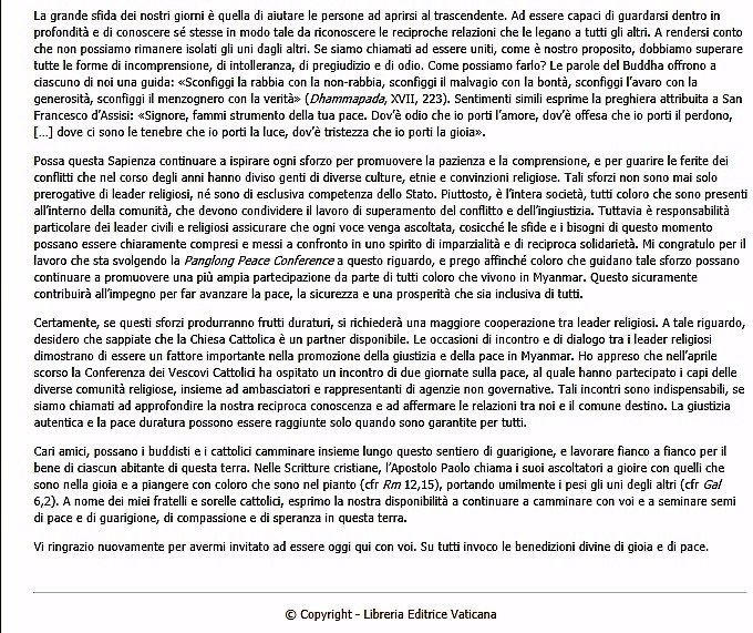 immagine 2 - Il testo del discorso pag. 2