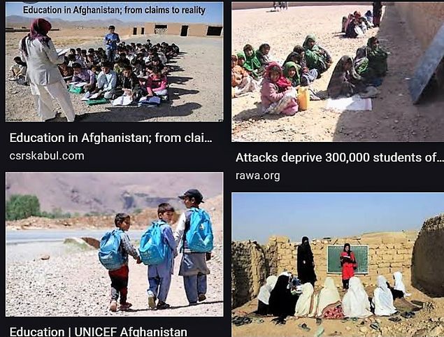 Fig.6 Afghanistan - La scuola in campagna