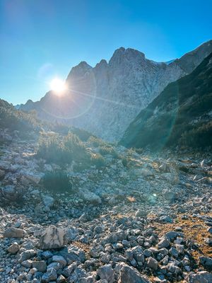 Sonnenaufgang, Zugspitze, Reintal