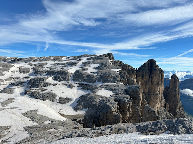 Die Nordseite der Sella
