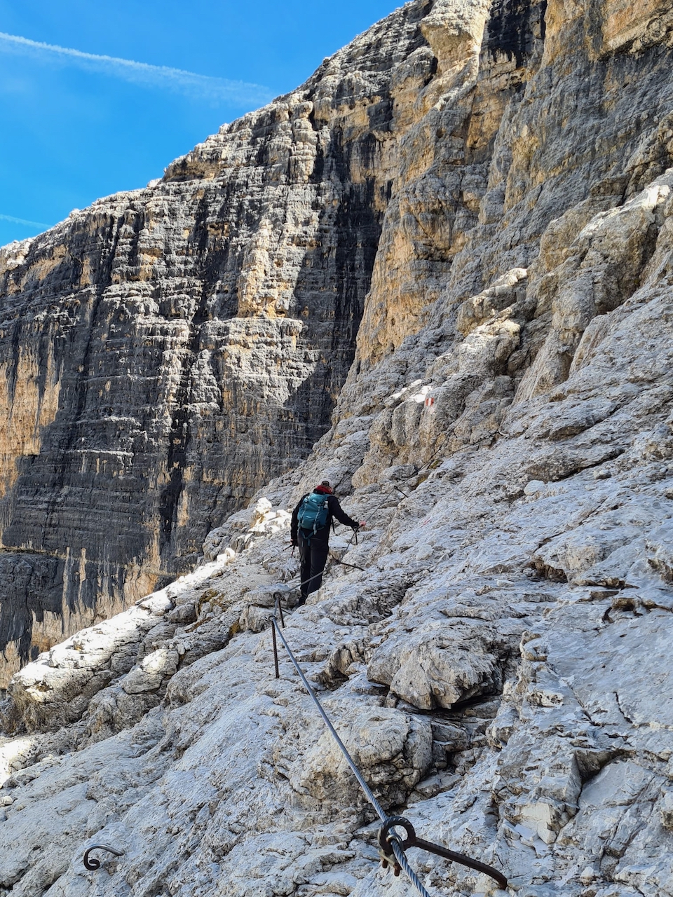 Abstieg vom Cima Pisciadù