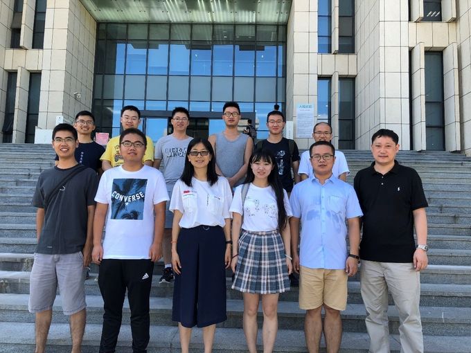 Group Photo in August 2017 @ the library of NJUST