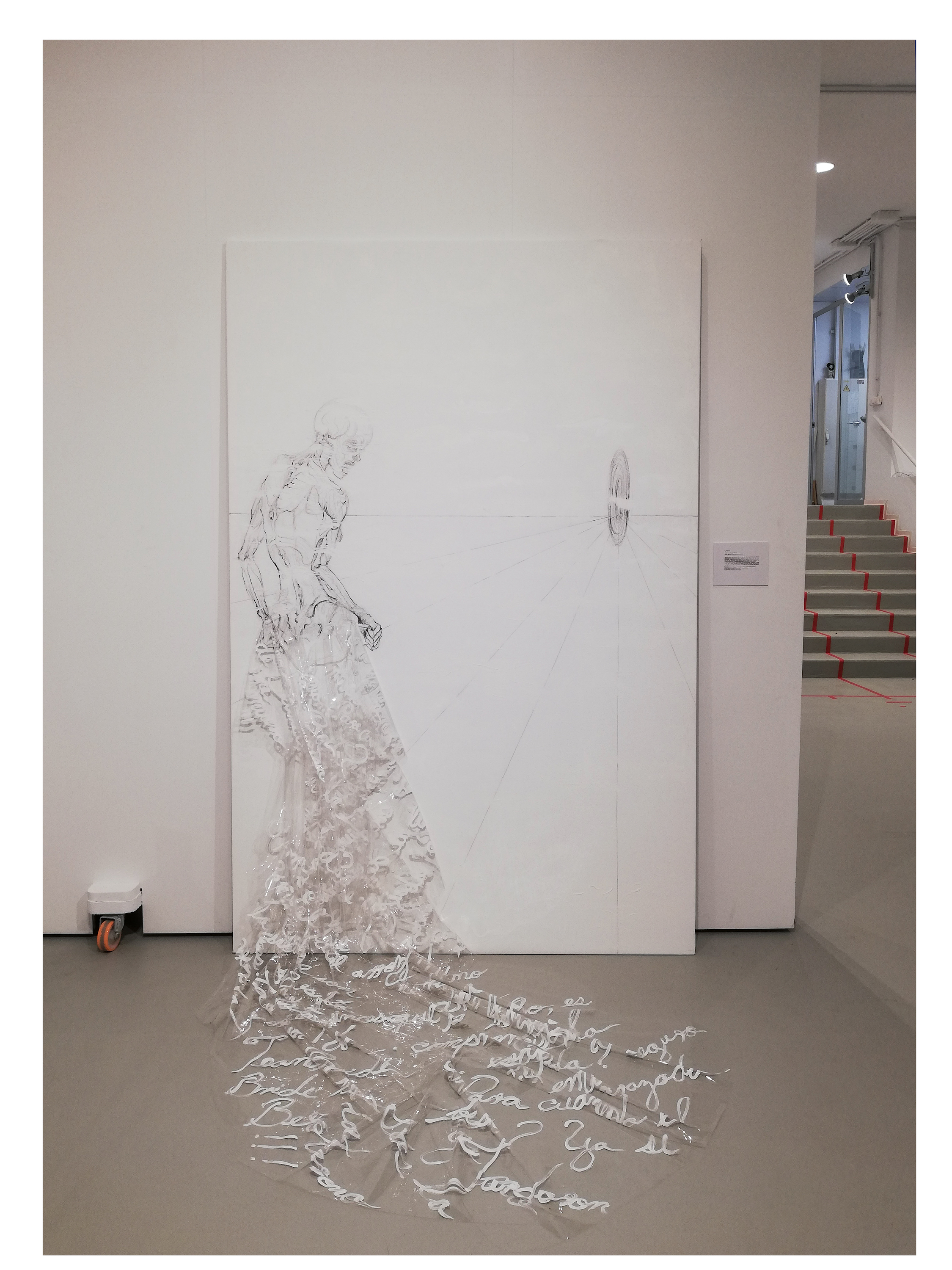 my work "The Bride" / mi obra "La Novia"