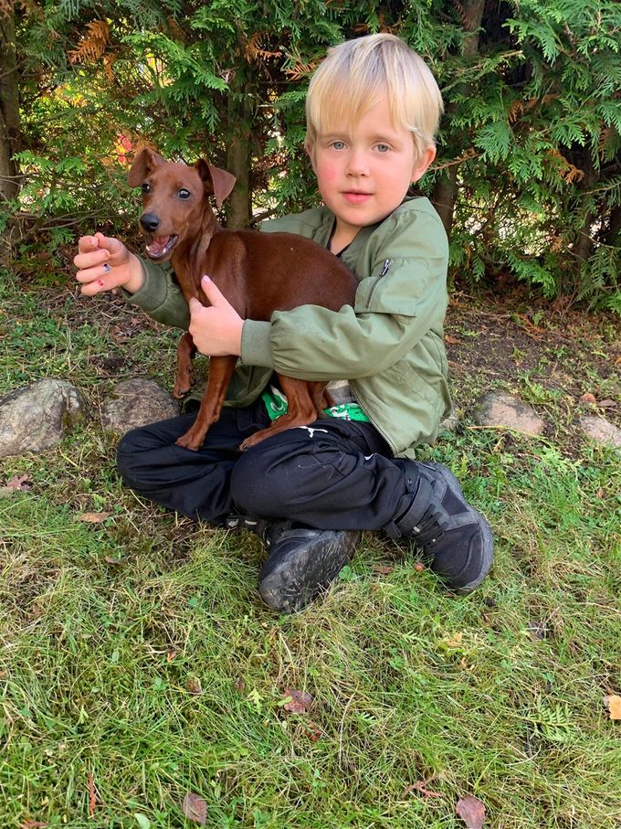 Här med lillhusse❤️