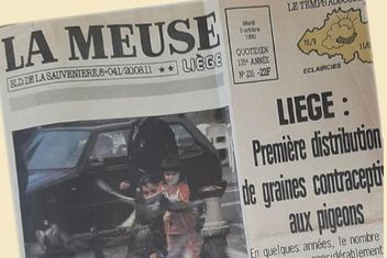 Article La Meuse : Une Initiative Innovante pour les Pigeons à Liège
