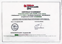 Certificat officiel de Love Animals pour la protection animale
