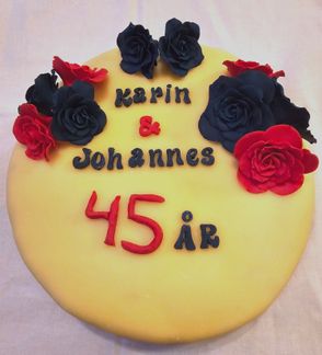 Safirbryllupskake