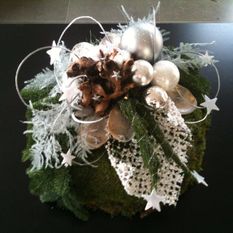 Bloemschikken kerstbol