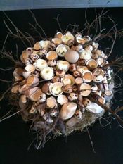 Bloemschikken paasstuk nest