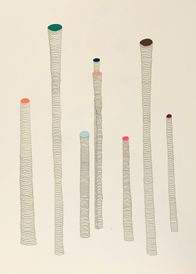 Colours on stakes