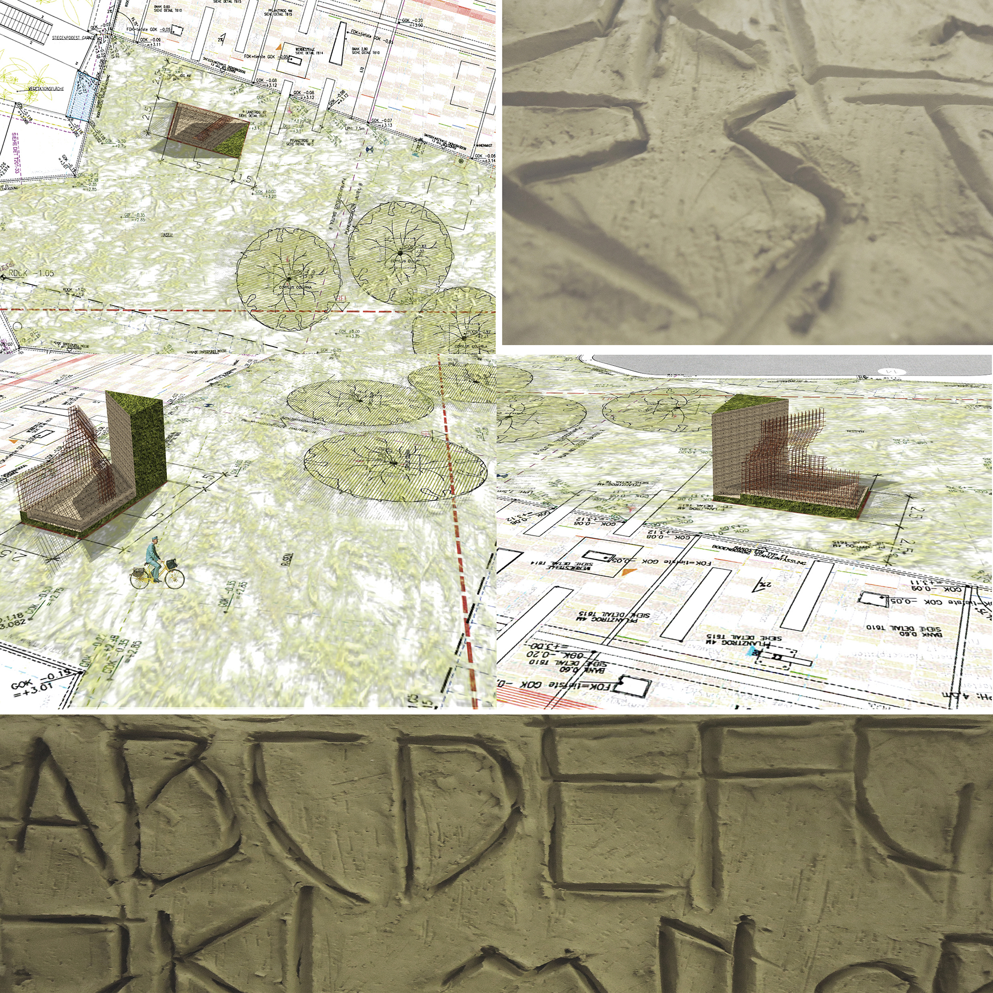 Fig. 6 Design proposal in context, WU Prater 1020 