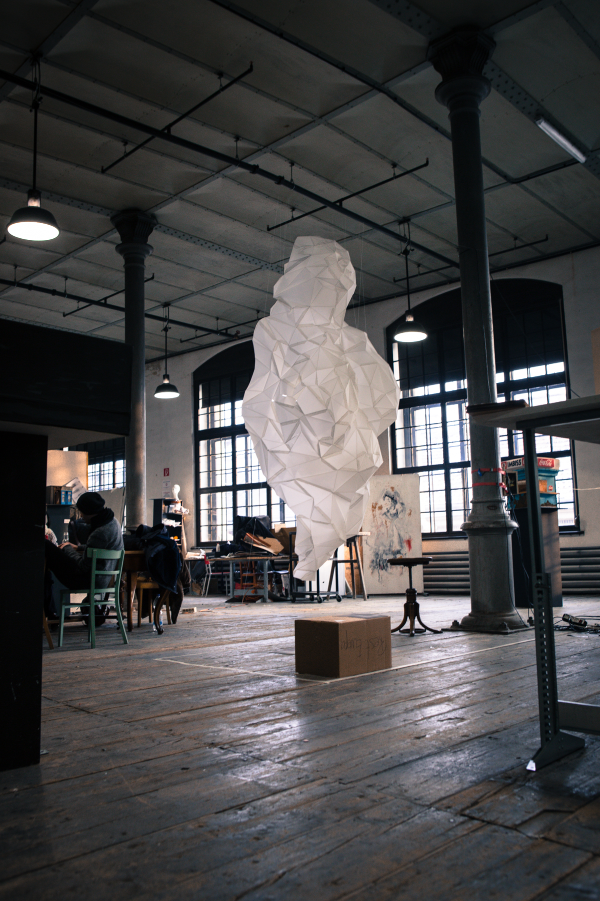 Fig. 2 Object, Pepakura, translucent film 