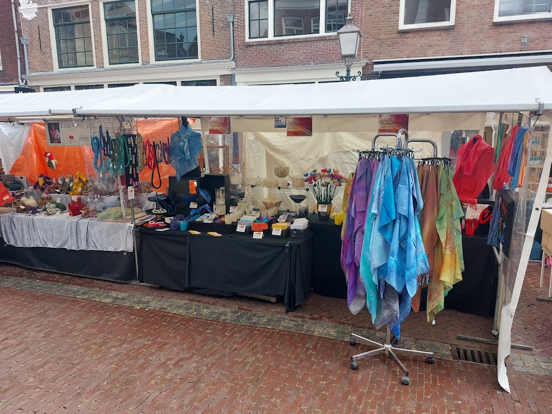 Mijn kraam in Hoorn