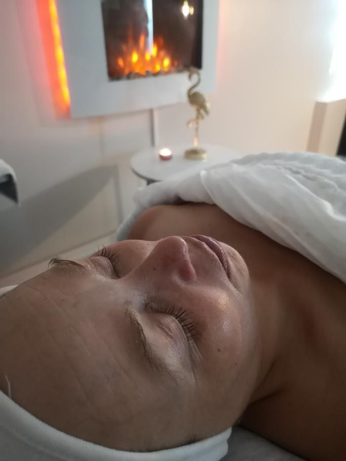 Kasvohoidon rauhoittava nautinto