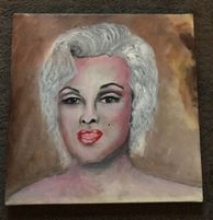 Marilyn 40x40cm, akryl