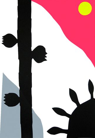Flowers of Romance | Plant in Landschap, 100 x 70 cm, 2007 Edition: 5 