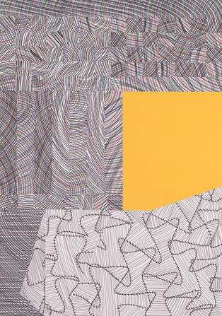 Collages: cutted patterns, coloured paper Anuli Croon 2005