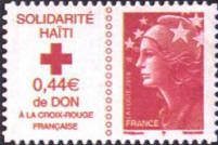 SOLIDARITÉ HAÏTI 0,44€ de DON A LA CROIX-ROUGE FRANCAISE