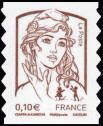 Type Marianne et la jeunesse Brun