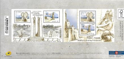 France - Canada Bataille de la Crête de Vimy 1917-2017