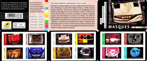 Masques SÉRIE PHOTOGRAPHIQUE DE MICHELANGELO DURAZZO