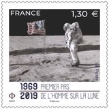 1969 - 2019 Premier pas de l'Homme sur la Lune