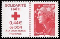 SOLIDARITÉ HAÏTI 0,44€ de DON A LA CROIX-ROUGE FRANCAISE