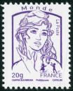 Type Marianne et la jeunesse 20g Monde violet