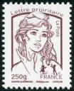 Type Marianne et la jeunesse 250g brun-prune