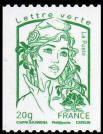 Type Marianne et la jeunesse 20g vert roulette